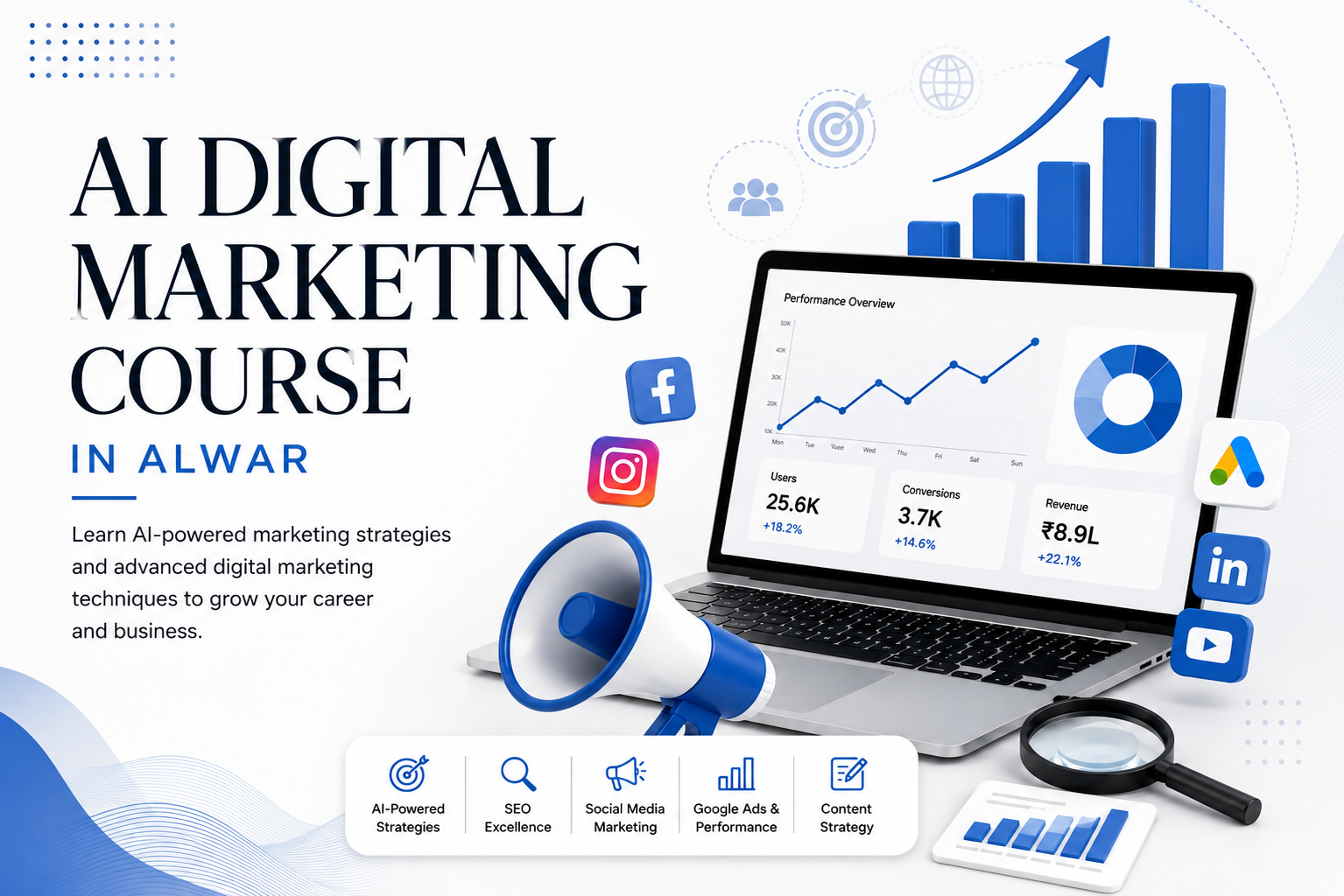 AI Digital Marketing Course in Alwar: Rizeword Institute